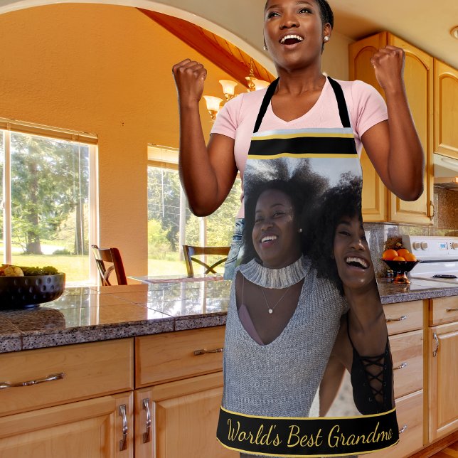 World's Best Grandma Photo  Apron (Creator Uploaded)
