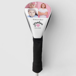 Worlds Best Grandma Since Year 3 Photo Cute Golf Head Cover