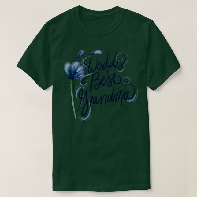 Worlds Best grandma T-Shirt (Design Front)