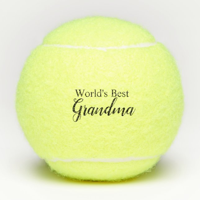 World's Best Grandma Tennis Balls (Front)