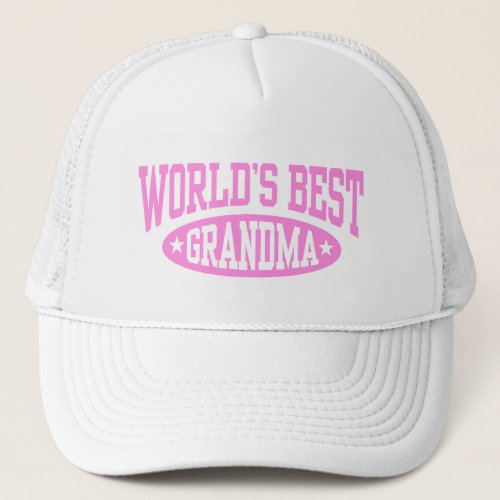 Worlds Best Grandma Trucker Hat