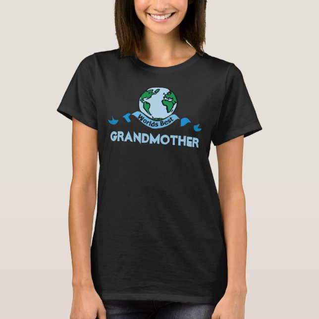 World's Best Grandmother Planet T-Shirt (Front)