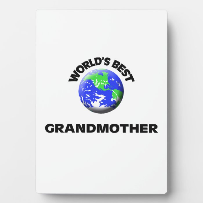 World's Best Grandmother Plaque