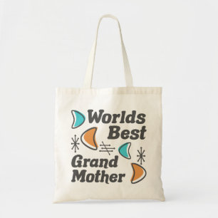 Worlds Best Grandmother Retro Tote Bag