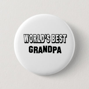 World's best Grandpa Button