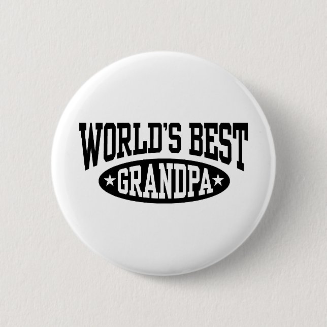 World's Best Grandpa Button (Front)