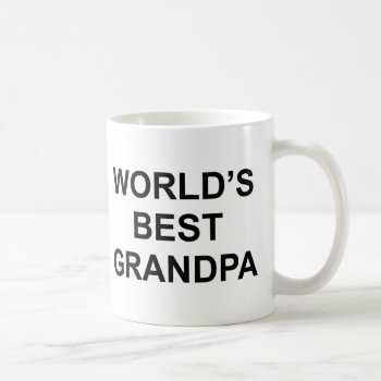 World's Best Grandpa Coffee Mug by Smudly at Zazzle