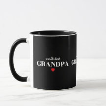 Worlds Best Grandpa  Custom Gift For Grandfather 