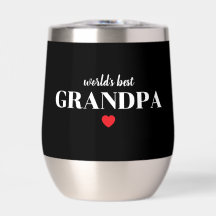Worlds Best Grandpa  Custom Gift For Grandfather 
