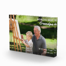 World's Best Grandpa Custom Photo Keepsake