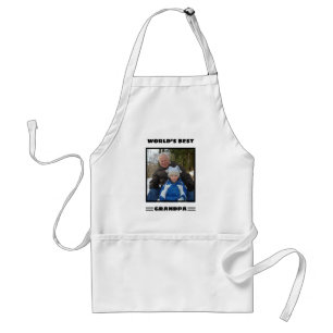 World's Best Grandpa Custom Photo Personalized Adult Apron