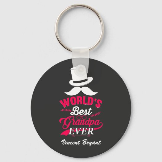 World's Best Grandpa Ever  Keychain