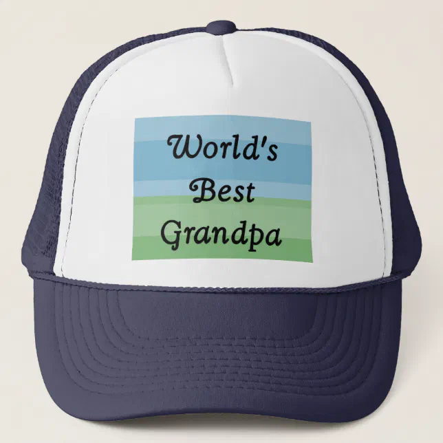 Worlds Best Grandpa Hat Zazzle