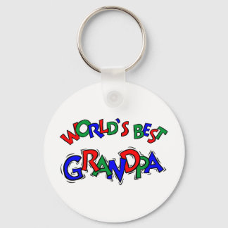 World's Best Grandpa Key Chain