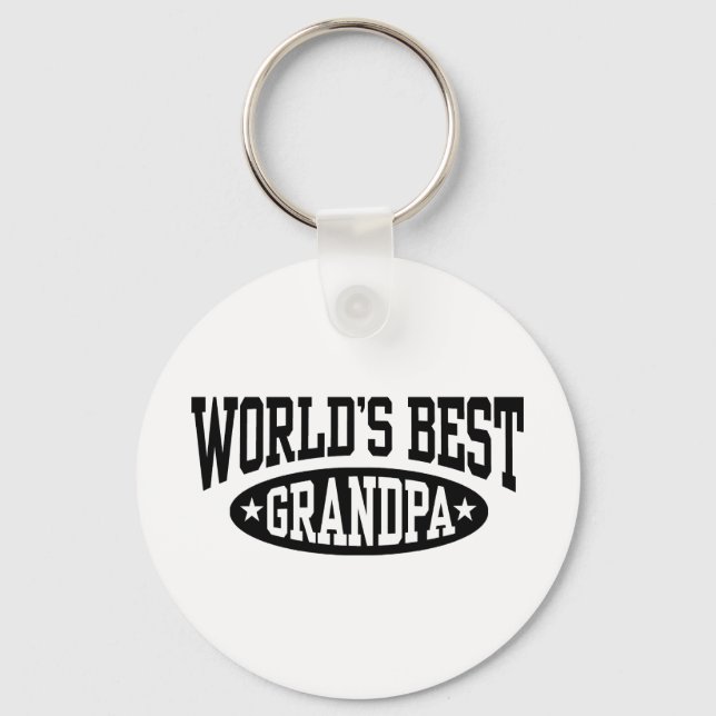World's Best Grandpa Keychain (Front)