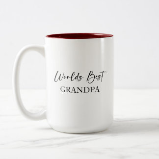World's Best Grandpa & Most Loved Personalized Mug