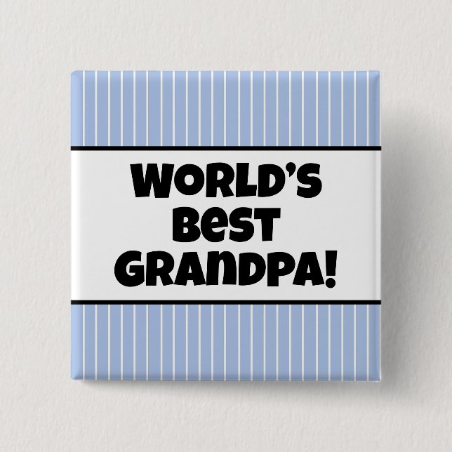 World's best grandpa pin (Front)