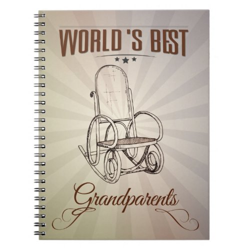 Worlds best grandparents notebook