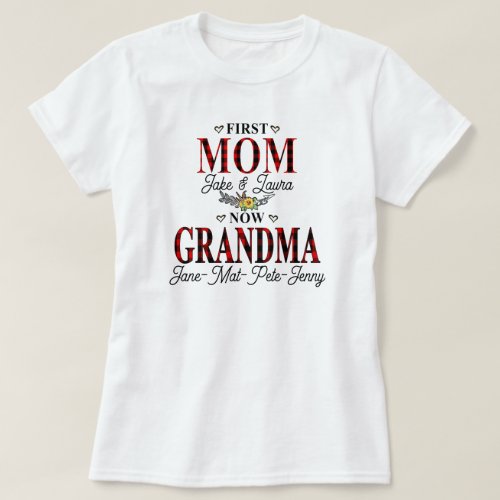 Worlds Best Granny Personalized Grandma Mimi Webb T_Shirt