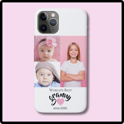 Worlds Best Granny Since Year 3 Photo Cute  iPhone 11 Pro Case