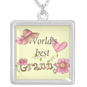 World's Best Granny, Sterling Silver Necklace