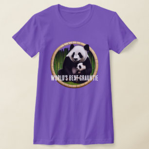 "World's Best Grauntie" & Pandas T-Shirt