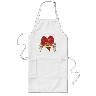 World's Best Great Grandma Long Apron
