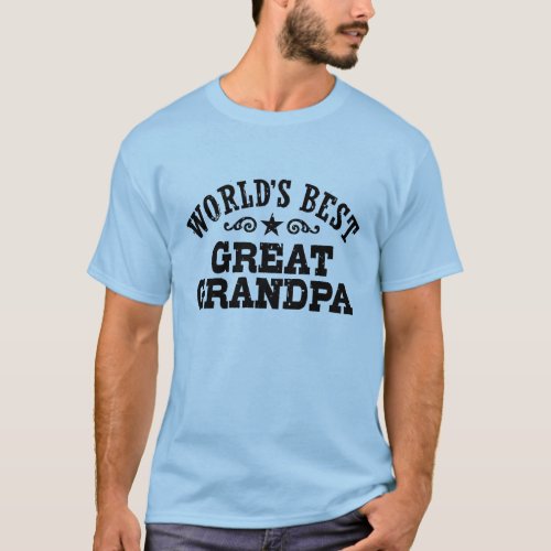 Worlds Best Great Grandpa T_Shirt