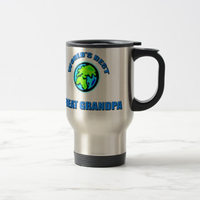 World's Best Great Grandpa Travel Mug (Right)