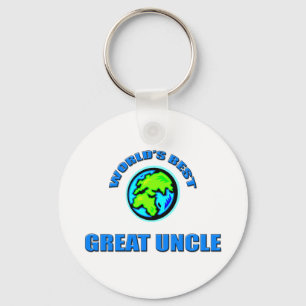 World's Best Great Uncle Keychain