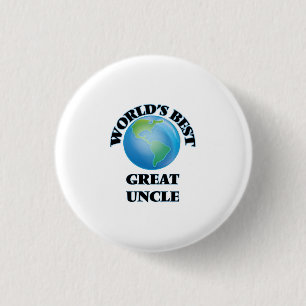 World's Best Great Uncle Pinback Button
