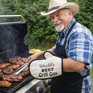 World's Best Grill Guy Men's Oven Mitt