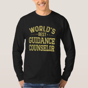 World's Best Guidance Counselor Job Title Guidance T-Shirt