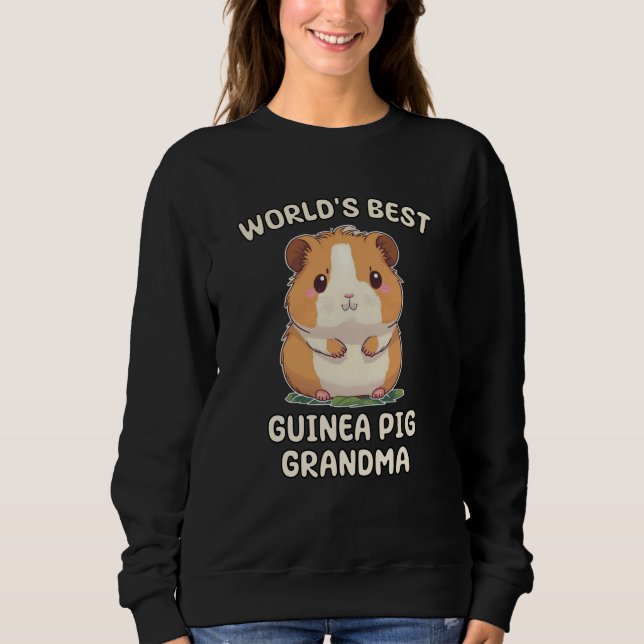 World's Best Guinea Pig Grandma Nana Sweatshirt (Front)