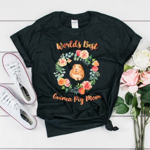 Worlds Best Guinea Pig Mom T_Shirt