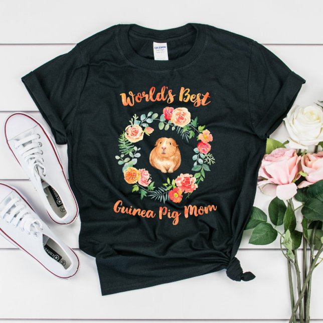 World's Best Guinea Pig Mom T-Shirt (Creator Uploaded)