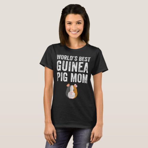 Worlds best guinea pig mom T_Shirt