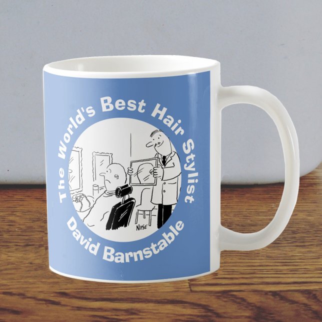 World's Best Hair Stylist to Personalize Coffee Mug (Creator Uploaded)