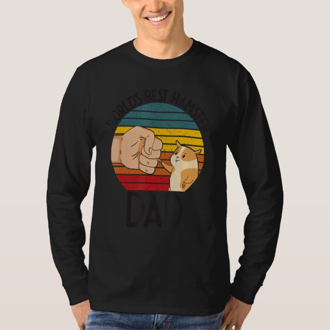 World's Best Hamster Dad Costume For Animal Lovers T-Shirt (Front)
