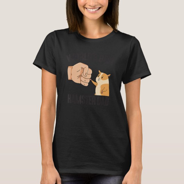 World's Best Hamster Dad Costume For Animal Lovers T-Shirt (Front)