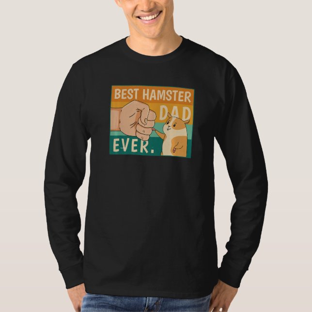 World's Best Hamster Dad Costume For Animal Lovers T-Shirt (Front)