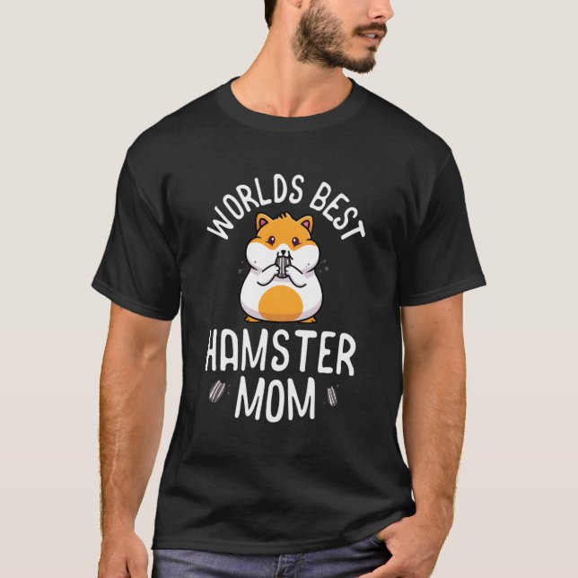 World'S Best Hamster Mom Shirt For Girls Women Kid (Front)