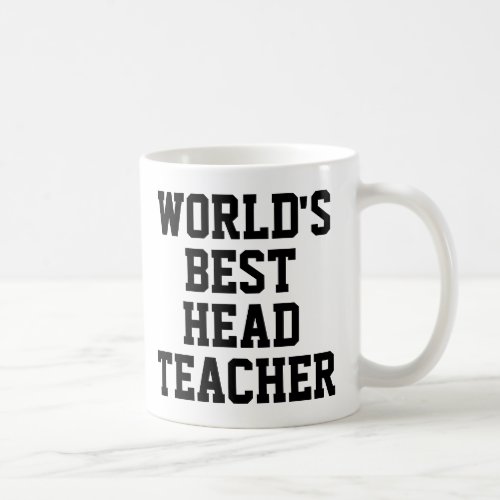 Worlds Best Head Teacher Gift Mug
