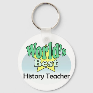 World's best History Teacher Keychain