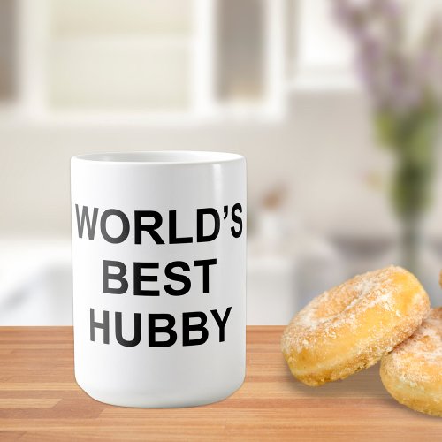 Worlds Best Hubby  Husband Coffee Mug