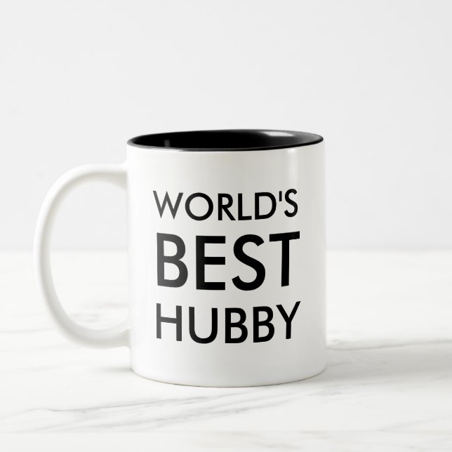 World's Best Hubby Mug | Valentine day gift (Left)