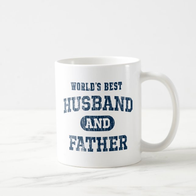 World's Best Husband and Father Apron Coffee Mug (Right)