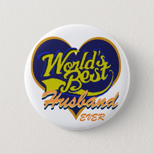 Worlds Best Husband Button