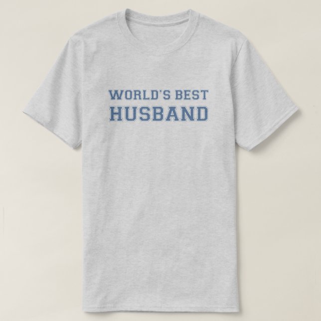 Worlds Best Husband T-Shirt (Design Front)