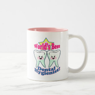 Worlds Best Hygienist Two-Tone Coffee Mug